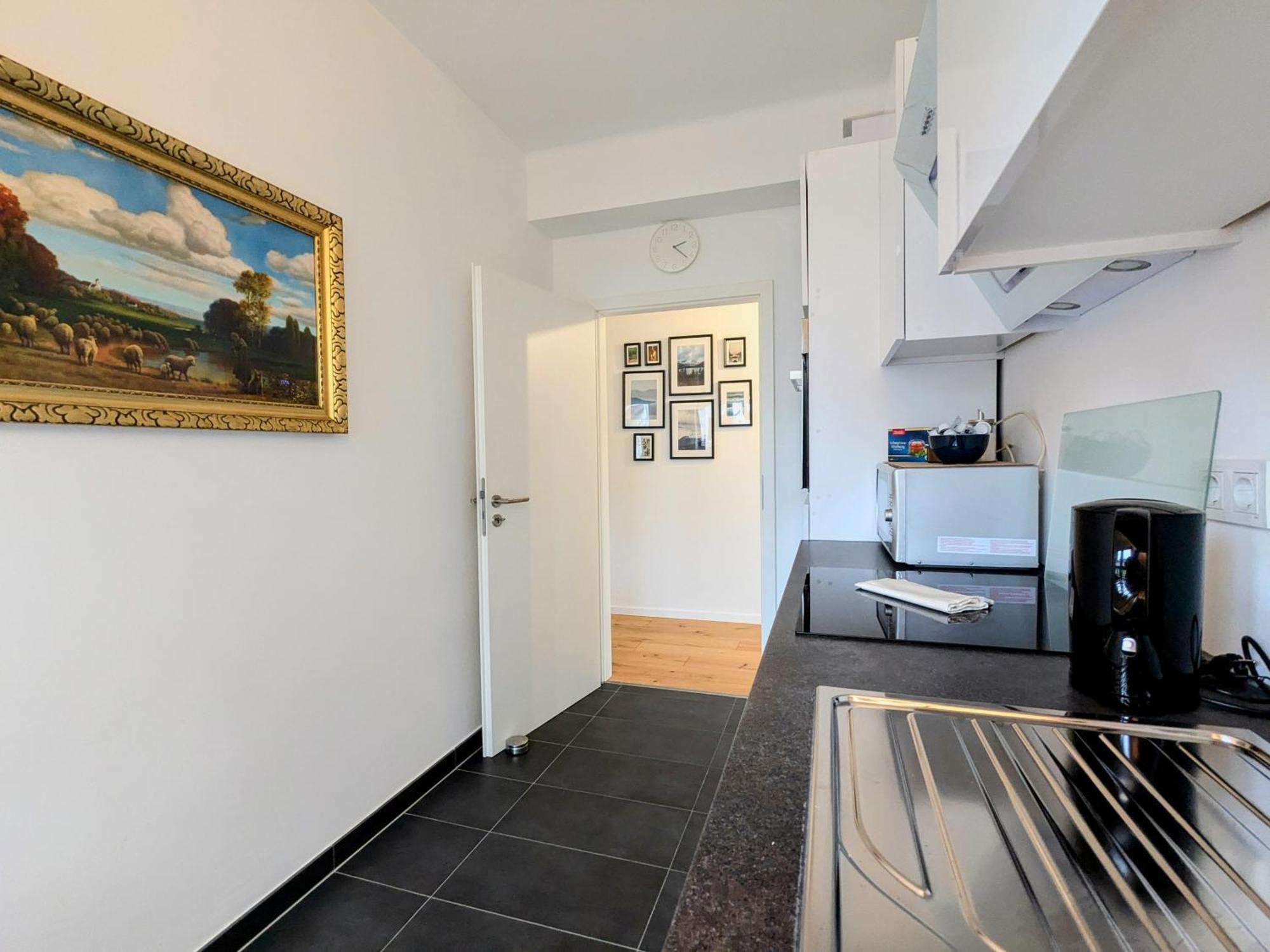 55Qm Messe Wohnung, Trade Fair, 6 Minuten Zur Messe ラインシュテッテン エクステリア 写真