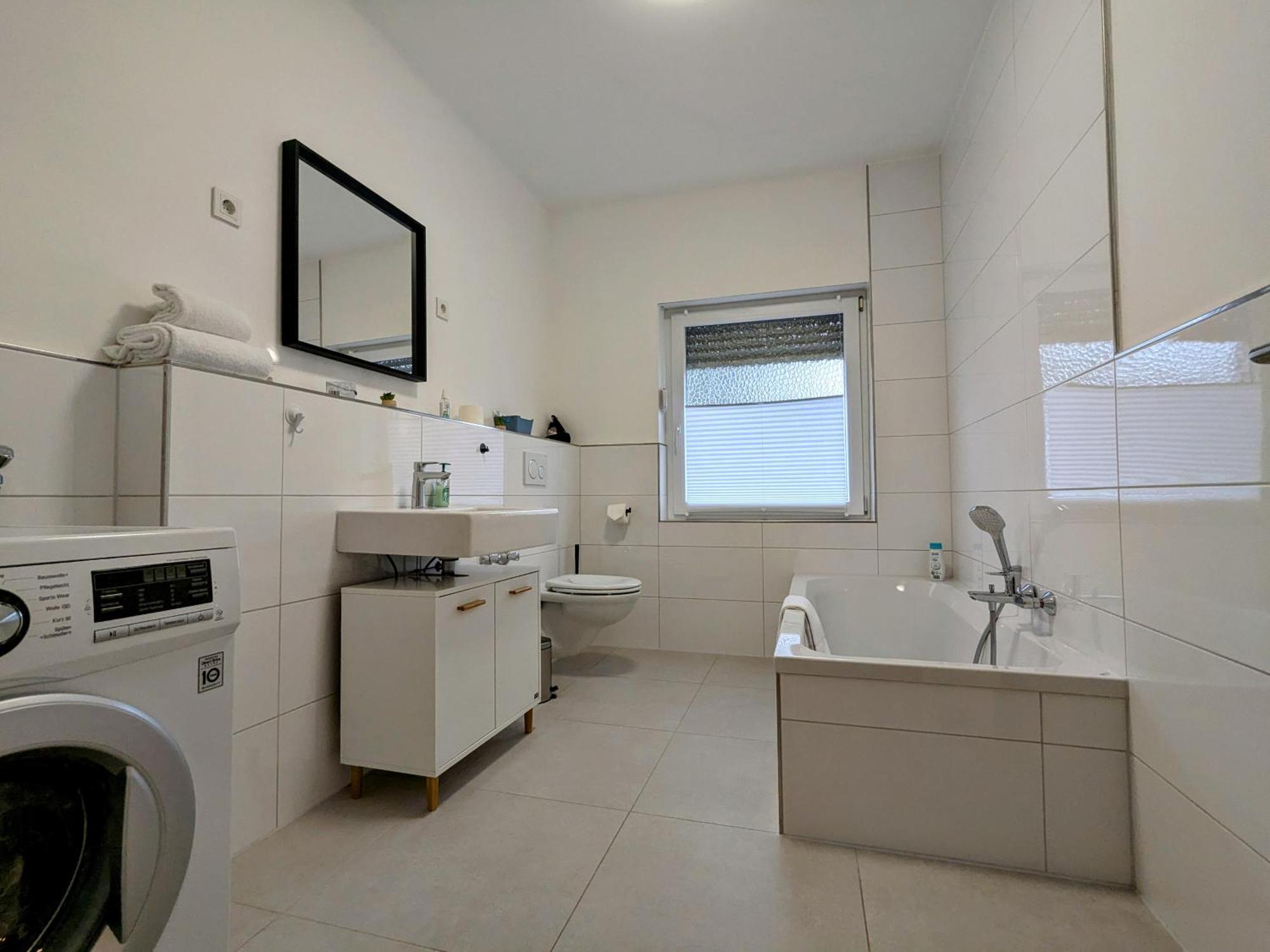 55Qm Messe Wohnung, Trade Fair, 6 Minuten Zur Messe ラインシュテッテン エクステリア 写真